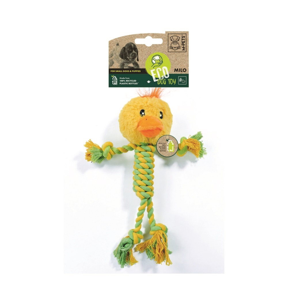 Игрушка мягкая Утка с канатом ECO BUCK