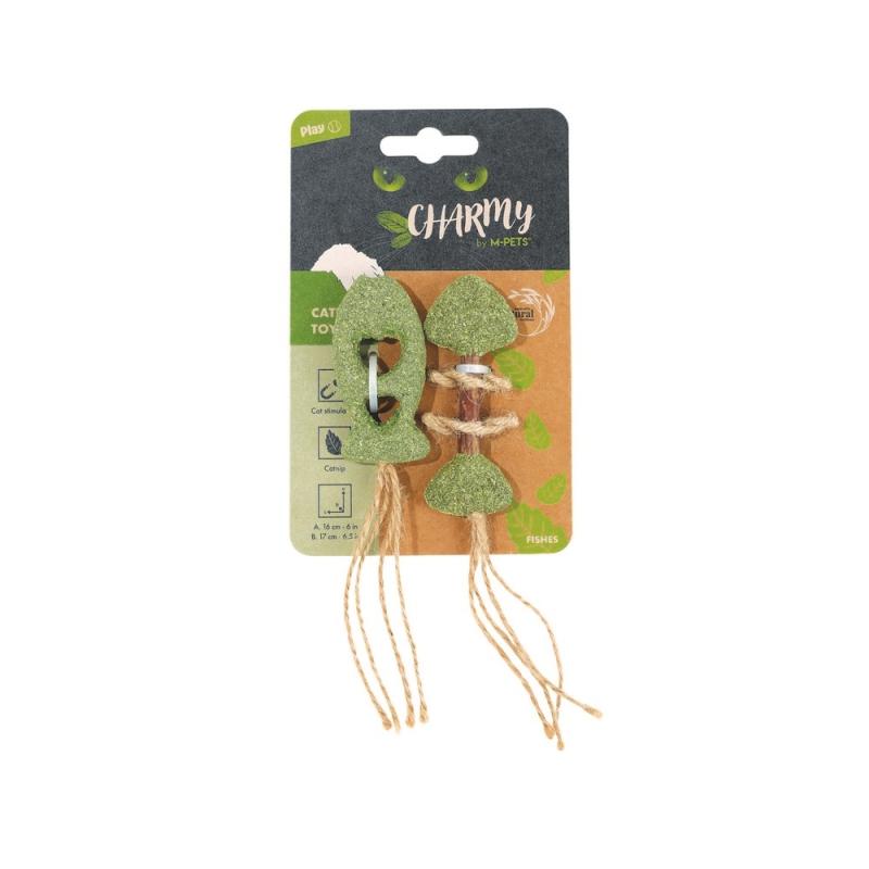 Игрушка для кошек с кошачьей мятой CHARMY рыбки